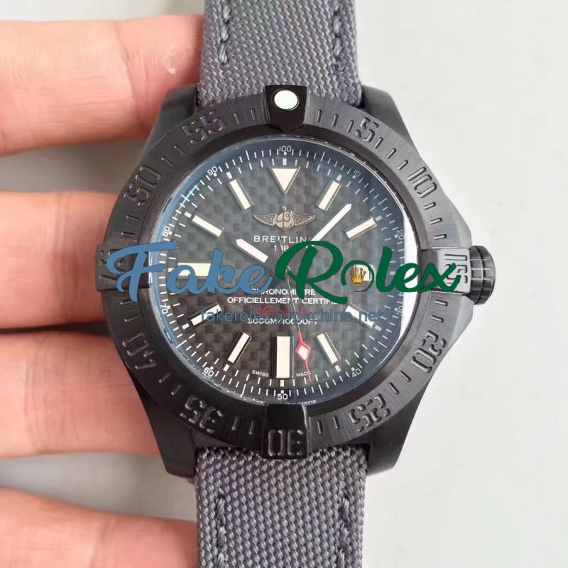 Replica Breitling Avenger Seawolf II 75 Anniversary Army Air M17331 GF PVD Carbon Fiber Dial Swiss 2824-2