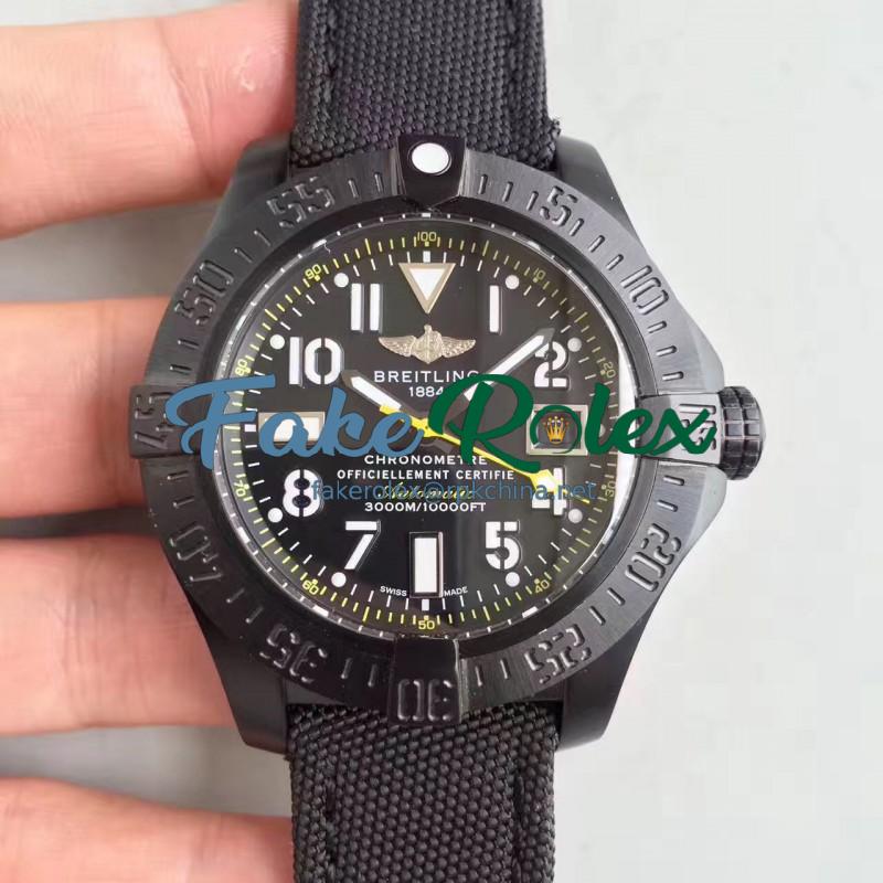 Replica Avenger Seawolf Blacksteel Code Yellow M17330B2 GF PVD Black Dial Swiss 2824-2