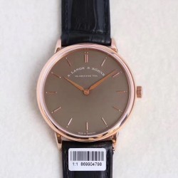 Replica A. Lange & Sohne Saxonia Thin 211.032 V6 Rose Gold Grey Dial M9015