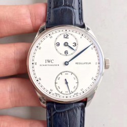 Replica IWC Portugieser Regulateur IW544401 ZF Stainless Steel White & Blue Dial Swiss IWC 98245