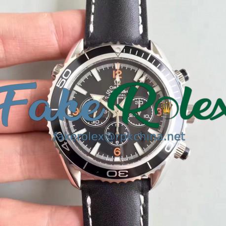 Replica Omega Seamaster Planet Ocean 600 M Co-Axial Chronograph 2210.51.00 N Stainless Steel Black Dial Swiss ETA 7750