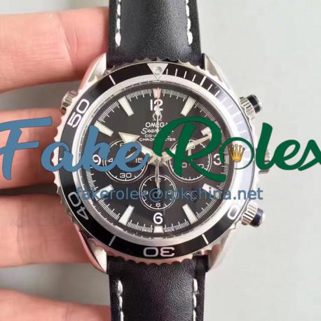 Replica Omega Seamaster Planet Ocean 600 M Co-Axial Chronograph 2210.51.00 N Stainless Steel Black Dial Swiss ETA 7750