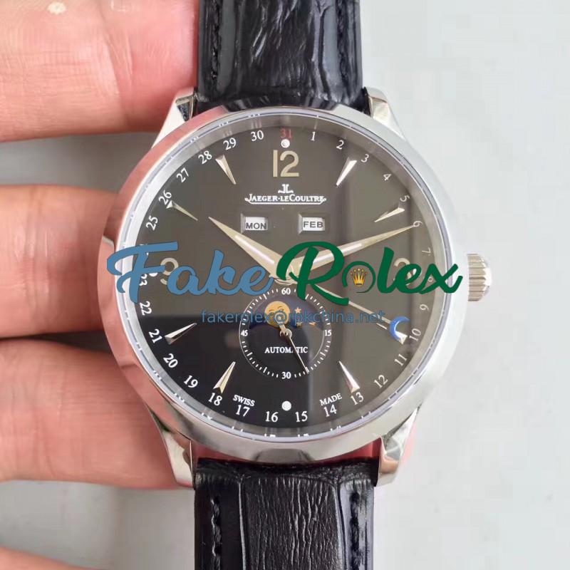 Replica Jaeger-LeCoultre Master Calendar 1558420 BF Stainless Steel Black Dial Swiss Caliber 866/1