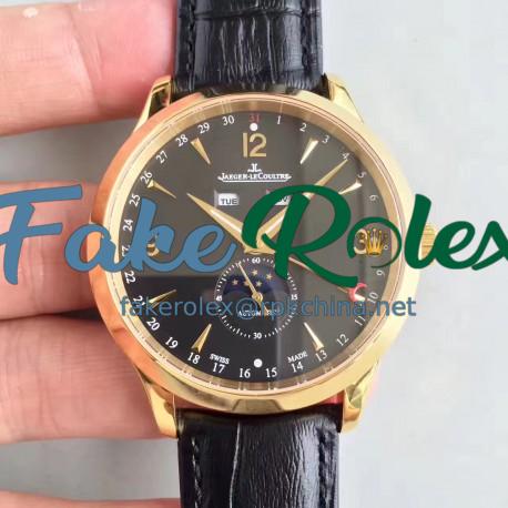 Replica Jaeger-LeCoultre Master Calendar 1552520 BF Yellow Gold Black Dial Swiss Caliber 866/1