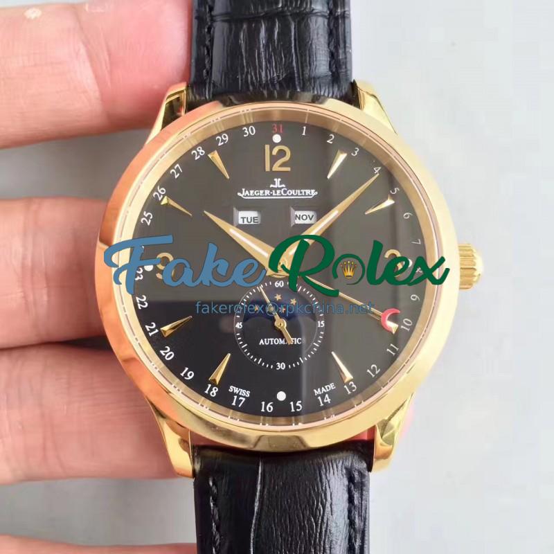 Replica Jaeger-LeCoultre Master Calendar 1552520 BF Yellow Gold Black Dial Swiss Caliber 866/1