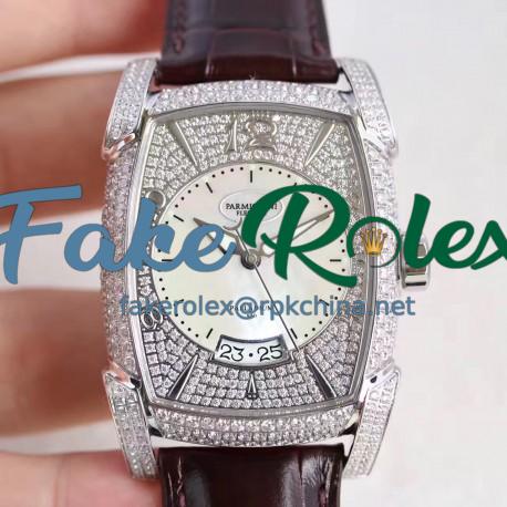 Replica Parmigiani Fleurier Kalpa Grande PFC124.0000300 AF Stainless Steel & Diamonds Diamond Dial Swiss PF331