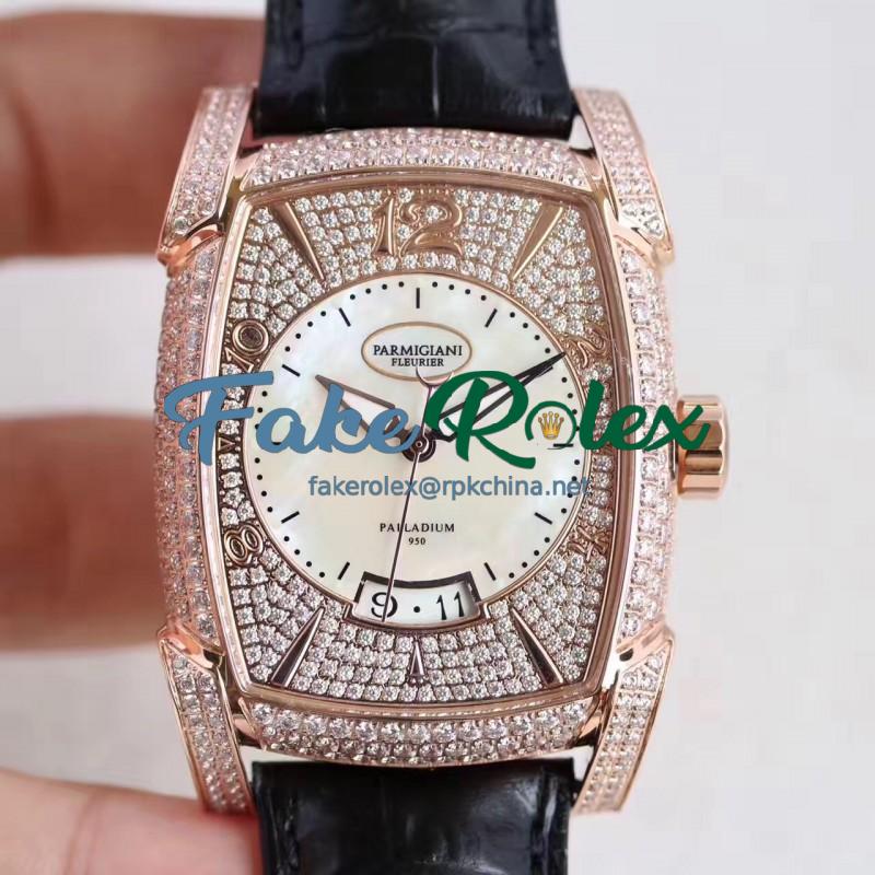 Replica Parmigiani Fleurier Kalpa Grande PF011968.01 AF Rose Gold & Diamonds Diamond Dial Swiss PF331