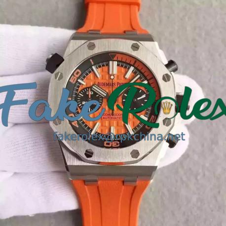 Replica Audemars Piguet Royal Oak Offshore Diver Chronograph 26703ST.OO.A070CA.01 JF Stainless Steel Orange Dial Swiss 3124