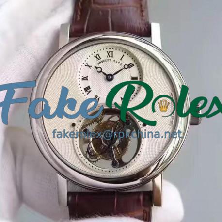 Replica Breguet Classique Complications Tourbillon 5357PT/12/9V6 AX Stainless Steel White Dial Swiss Tourbillon