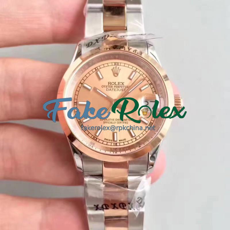 Replica Rolex Datejust 31 178241 31MM JF Stainless Steel & Rose Gold Champagne Dial Swiss 2836-2