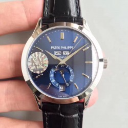 Replica Patek Philippe Annual Calendar 5396G KM Stainless Steel Blue Dial Swiss 324S