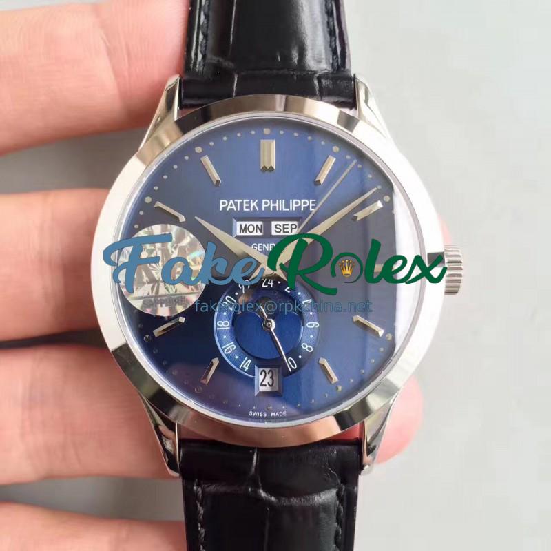 Replica Patek Philippe Annual Calendar 5396G KM Stainless Steel Blue Dial Swiss 324S