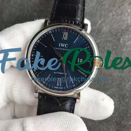 Replica IWC Portofino Boutique Edition IW356512 MK Stainless Steel Blue Dial Swiss 2892