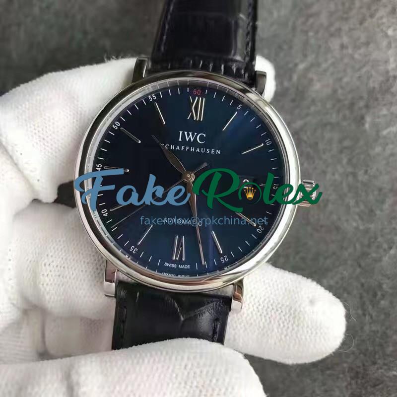 Replica IWC Portofino Boutique Edition IW356512 MK Stainless Steel Blue Dial Swiss 2892