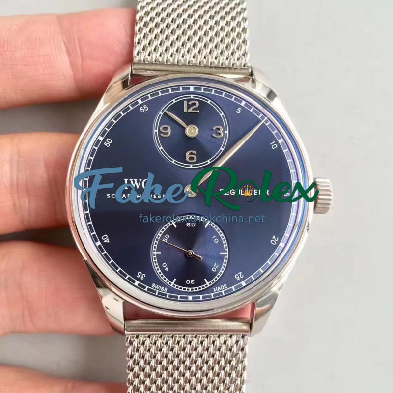 Replica IWC Portugieser Regulateur IW544401 YL Stainless Steel Blue Dial Swiss IWC 98245