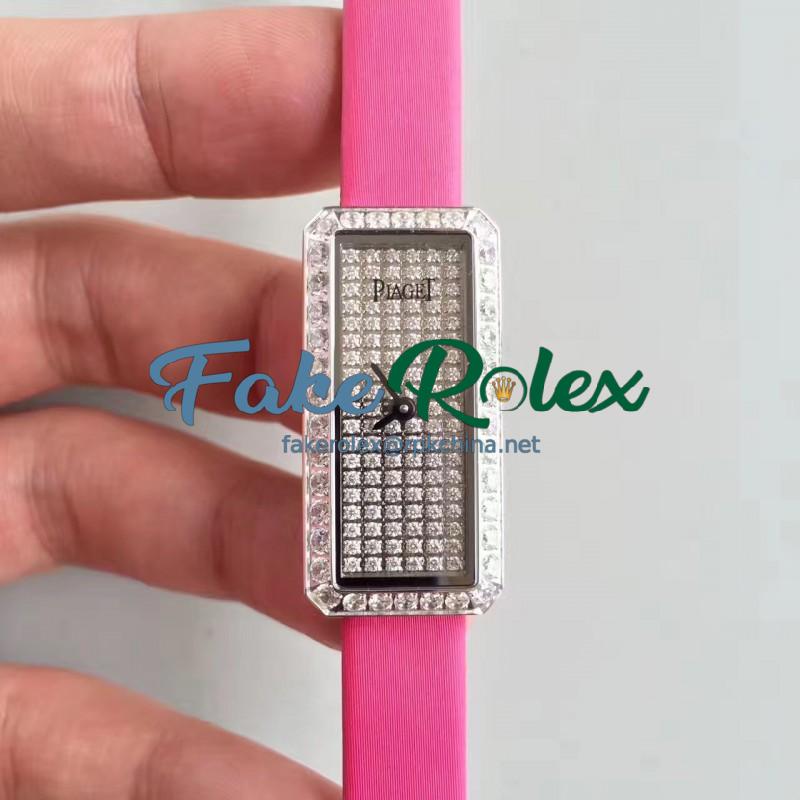 Replica Piaget Ladies Limelight Diamonds G0A39200 N Stainless Steel & Diamonds Diamond Dial Swiss Quartz 56P