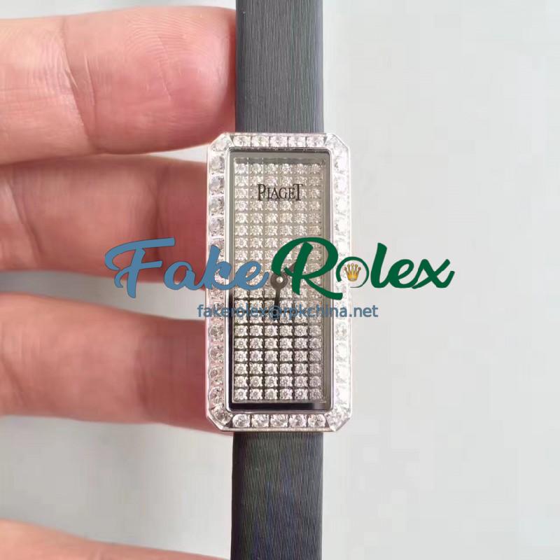 Replica Piaget Ladies Limelight Diamonds G0A39200 N Stainless Steel & Diamonds Diamond Dial Swiss Quartz 56P