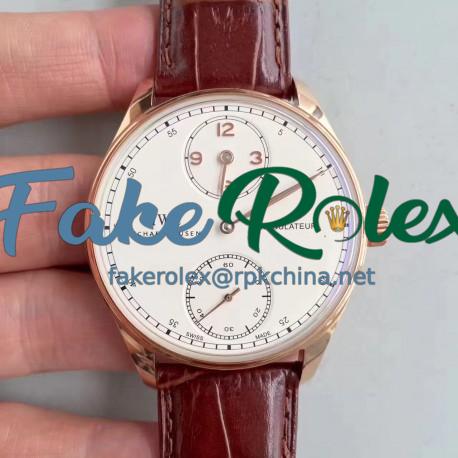 Replica IWC Portugieser Regulateur IW544402 ZF Rose Gold White Dial Swiss IWC 98245