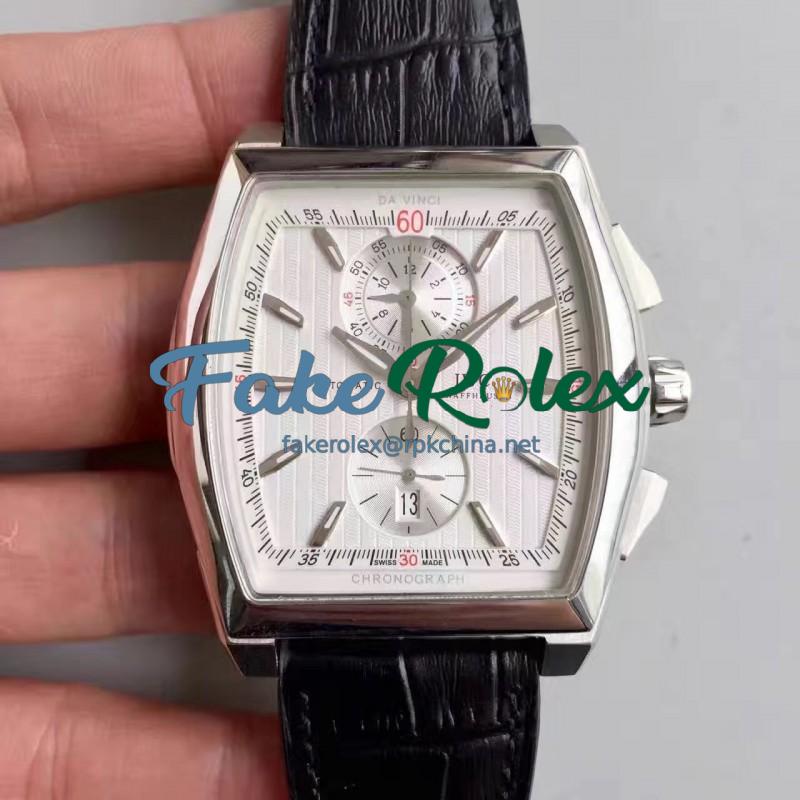 Replica IWC Da Vinci Chronograph IW376403 ZF Stainless Steel White Dial Swiss 89361