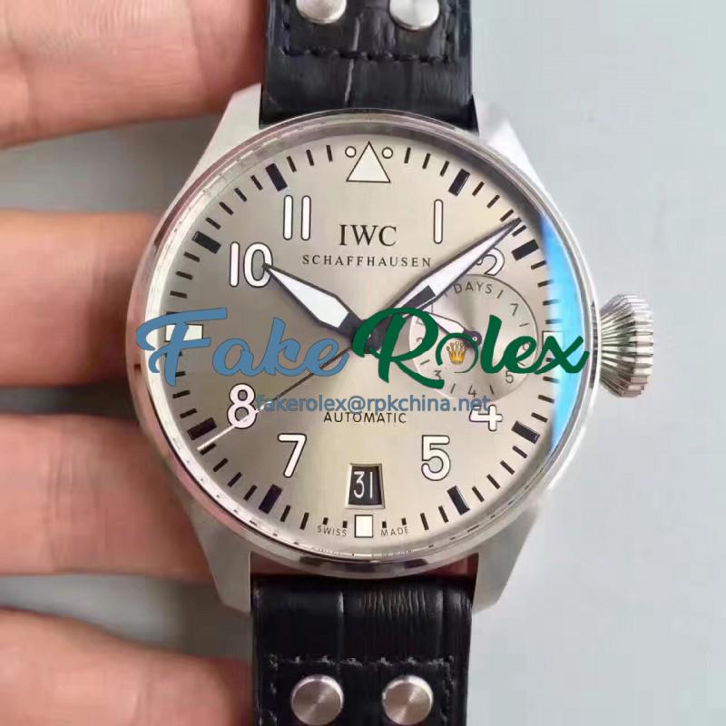 Replica IWC Big Pilot IW500912 ZF Stainless Steel Silver Dial Swiss 51111