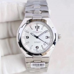 Replica Vacheron Constantin Overseas 47040 N Stainless Steel White Dial Swiss 2824-2