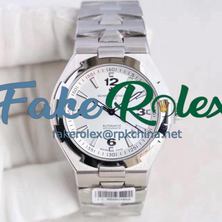 Replica Vacheron Constantin Overseas 47040 N Stainless Steel White Dial Swiss 2824-2