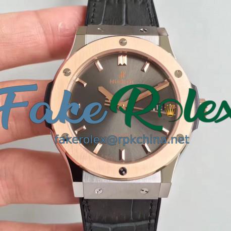 Replica Hublot Classic Fusion Titanium King Gold 511.NO.1181.LR JJ Titanium Anthracite Dial Swiss HUB1112