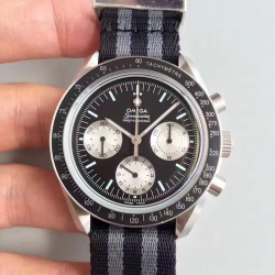 Replica Omega Speedmaster Moonwatch Speedy Tuesday 1978 311.32.42.30.01.001 JH Stainless Steel Black Dial Swiss 1861