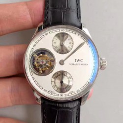 Replica IWC Portugieser Regulator Tourbillon IW544603 N Stainless Steel White Dial Swiss Caliber 65192