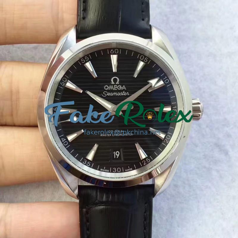 Replica Omega Seamaster Aqua Terra 150M Master Co-Axial Baselworld 2017 XF Stainless Steel Black Dial Swiss 8900