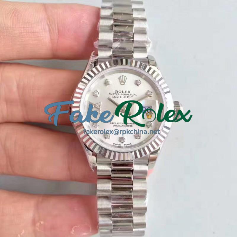 Replica Rolex Lady Datejust 28 279166 28MM N Stainless Steel Silver Dial Swiss 2236