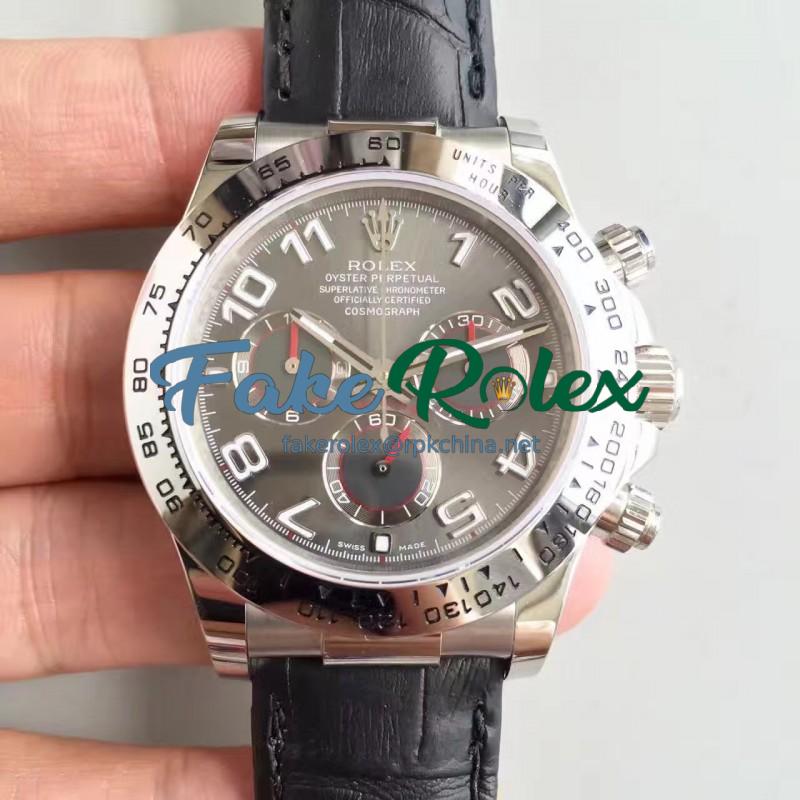 Replica Rolex Daytona Cosmograph 116509 JH Stainless Steel Anthracite Dial Swiss 4130 Run 6@SEC