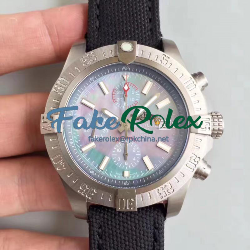 Replica Breitling Avenger Bandit E1338310/M534/253S/E20DSA.2 GF Titanium Mother Of Pearl Dial Swiss 7750