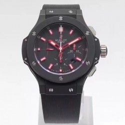 Replica Hublot Big Bang Evolution Red Magic 301.CI.1123.GR HBB V6 Ceramic Black Dial Swiss HUB4100