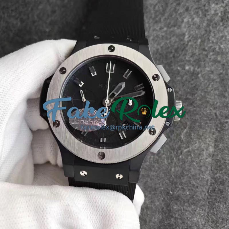 Replica Hublot Big Bang Evolution Ceramic Ice Bang 301.CK.1140.RX HBB V6 Ceramic Black Dial Swiss HUB4100