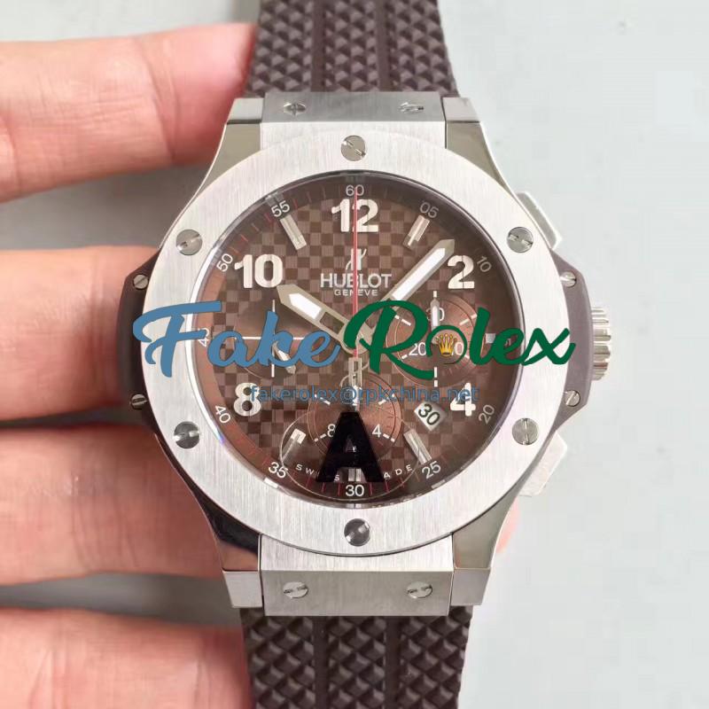 Replica Hublot Big Bang Evolution 301.SX.130.RX JF Stainless Steel Brown Carbon Fiber Dial Swiss HUB4100