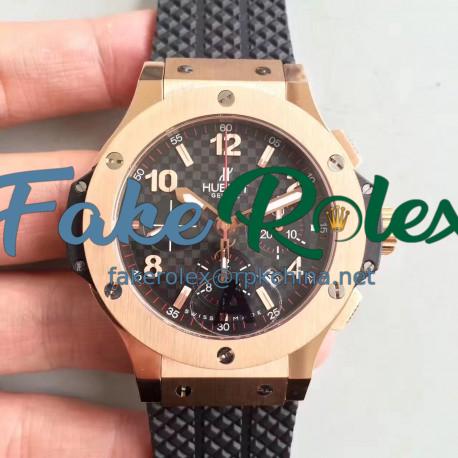 Replica Hublot Big Bang 301PC1007RX JF Rose Gold Carbon Fiber Dial Swiss HUB4100