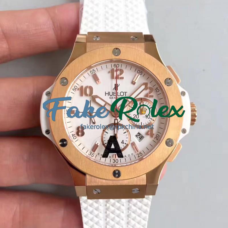 Replica Hublot Big Bang 301.PE.230.RW JF Rose Gold White Dial Swiss HUB4100