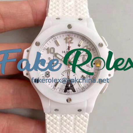 Replica Hublot Big Bang Aspen 341.CH.230.RW JF White Ceramic White Dial Swiss HUB4100