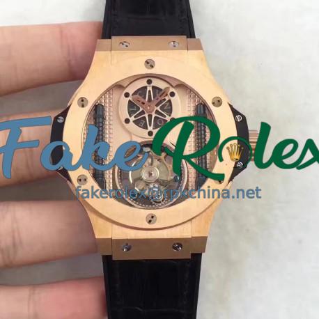 Replica Hublot Big Bang Vendome Tourbillon 305.PX.0009.GR BM Rose Gold Rose Gold Dial Swiss Tourbillon